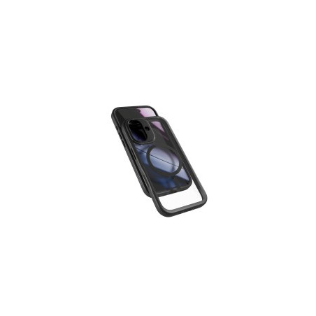Epico Funda Hero Pro Mag+ iPhone 17, Transparente con negro - 93910101300001