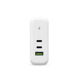 Epico Cargador 100W GaN, 2xUSB-C, 1xUSB-A - Blanco - 9915101100126