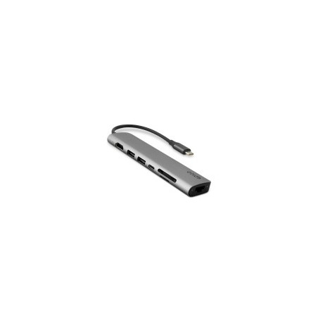 Epico 7in1 Multimedia Hub 8K with USB-C connector - space grey - 9915112100071 