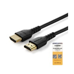 StarTech.com Cable HDMI de Alta Velocidad con Ethernet Premium - 4K 60Hz - de 1m - para Monitor de O - RHDMM1MP