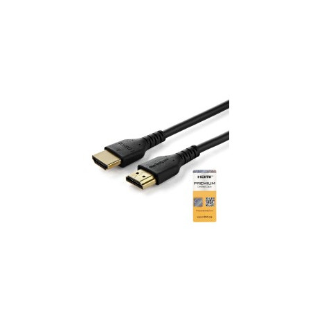 StarTech.com Cable HDMI de Alta Velocidad con Ethernet Premium - 4K 60Hz - de 1m - para Monitor de O - RHDMM1MP