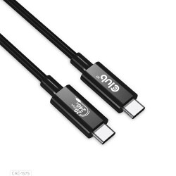 CABLE USB4 CLUB 3D CERTIFICADO TYPE-C 4K60HZ DATA 20GBPS PD 240W(48V/5A) EPR M/M 2M - CAC-1575