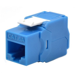 WP Keystone Cat. 6a UTP RJ45/Hembra Azul - WPC-KEY-6AUP-TL/B