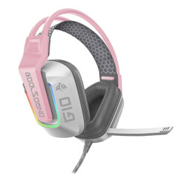 Coolsound Auricular Gaming G10 - Compatible con XBOX, PS5, PS4, Switch y PC - Color Rosa - CS0262