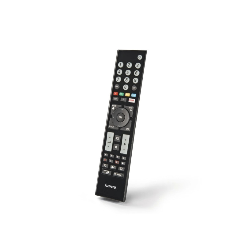 Hama Mando a Distancia para TV Grundig - Alcance 10m - 48 Botones - Acceso Directo a Plataformas de Streaming - 22.4x5x2.1cm - C