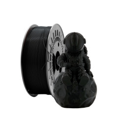 Filamento 3D PETG - Diametro 1.75mm - Bobina 1kg - Color Negro - PETG-Black