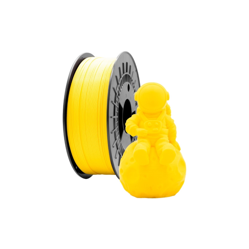 Filamento 3D PETG - Diametro 1.75mm - Bobina 1kg - Color Amarillo - PETG-Yellow