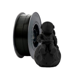 Filamento 3D PLA - Diametro 2.85mm - Bobina 2.5kg - Color Negro - PLA-Black-2.85-2.5