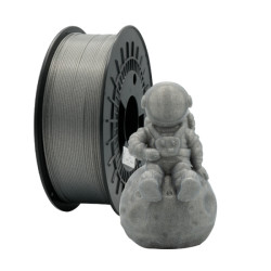 Filamento 3D PLA GLITTER - Diametro 1.75mm - Bobina 1kg - Color Plata - PLA-GLITTER-Silver