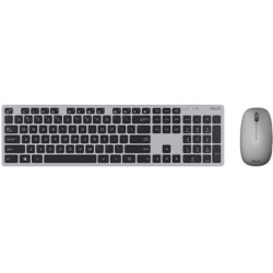 Teclado y Ratón Inalámbricos Asus W5000 Wireless/ Gris - 90XB0430-BKM1U0