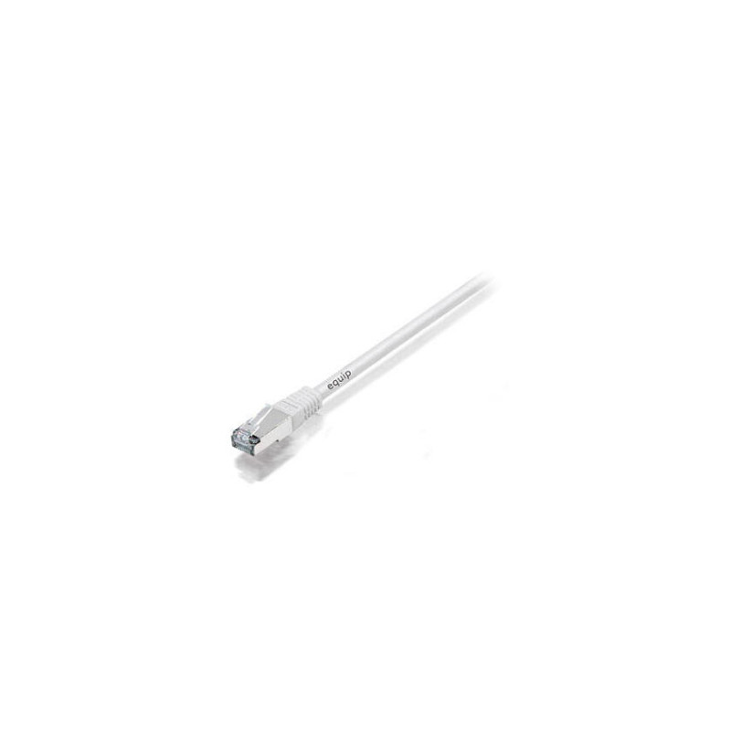 Equip Patchkabel Cat6 S/FTP 2xRJ45 50.00m weiss LSZH Polybeutel - 4015867594889