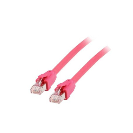 Equip Patchkabel Cat8.1 S/FTP 2xRJ45 2.00m rot LSZH Polybeutel - 608021