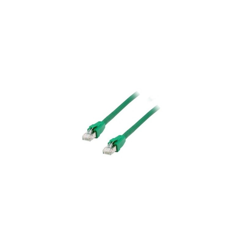 Equip Patchkabel Cat8.1 S/FTP 2xRJ45 2.00m grün LSZH Polybeutel - 608041