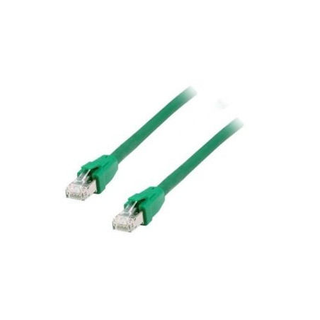 Equip Patchkabel Cat8.1 S/FTP 2xRJ45 2.00m grün LSZH Polybeutel - 608041