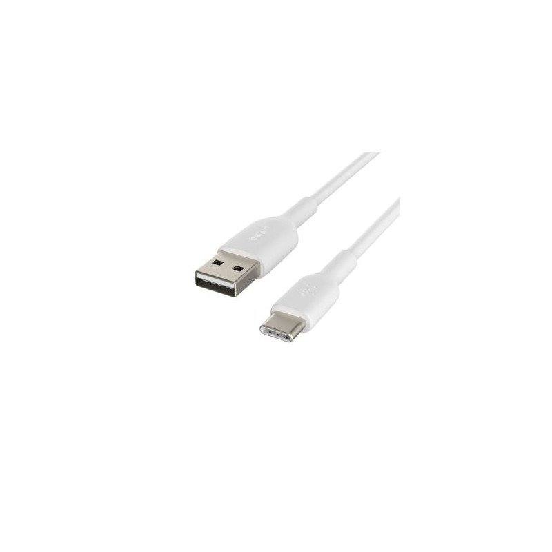 Belkin USB-C/USB-A Kabel PVC, 15cm, weiß - CAB001BT0MWH