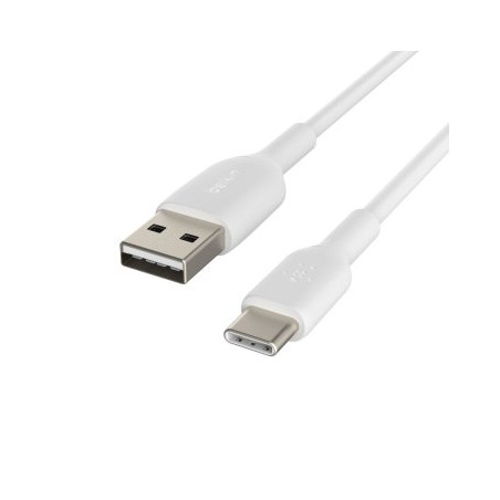 Belkin USB-C/USB-A Kabel PVC, 15cm, weiß - CAB001BT0MWH