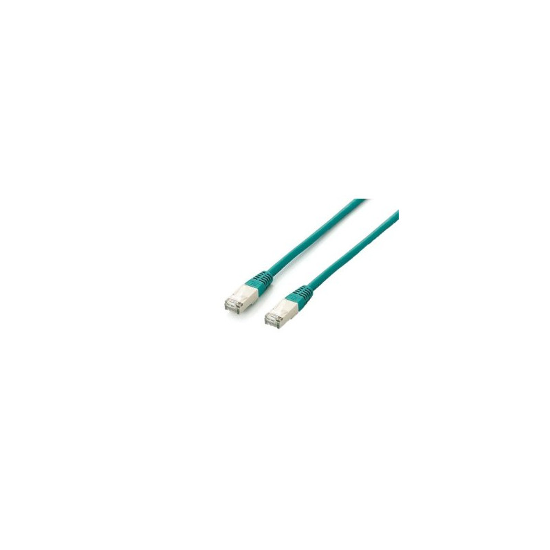 Equip Patchkabel Cat6A S/FTP 2xRJ45 0.50m grün Plat.LSZH Polybeutel - 605647