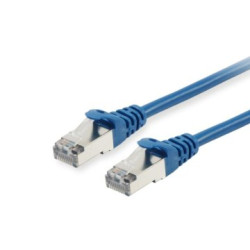 Equip Patchkabel Cat6 S/FTP 2xRJ45 15.00m blau LSZH Polybeutel - 605538