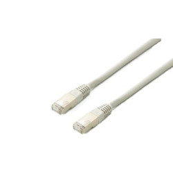 Equip Patchkabel Cat6A S/FTP 2xRJ45 1.00m weiß Plat.LSZH Polybeutel - 605610