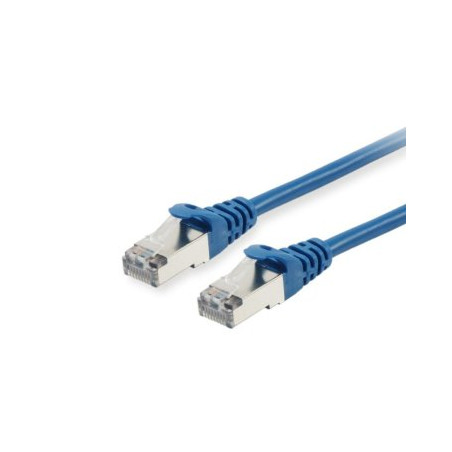 Equip Patchkabel Cat6A S/FTP 2xRJ45 30.00m blau LSZH Polybeutel - 606211