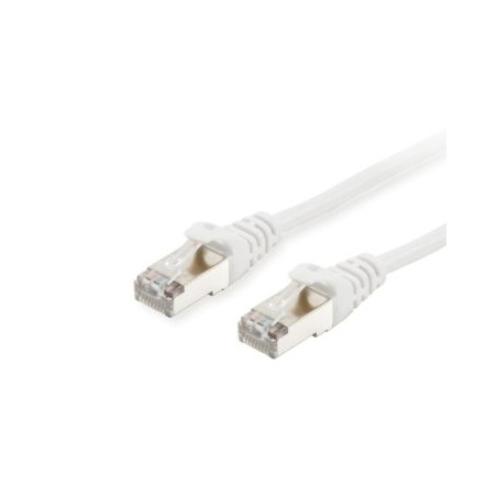Equip Patchkabel Cat6A S/FTP 2xRJ45 5.00m weiß LSZH Polybeutel - 606006