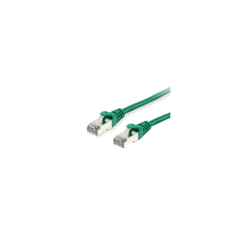 Equip Patchkabel Cat6A S/FTP 2xRJ45 20.00m grün LSZH Polybeutel - 606410