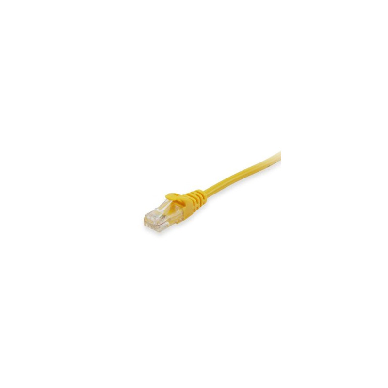 Equip Patchkabel Cat6A U/UTP 2xRJ45 0.50m gelb LSZH Polybeutel - 603061
