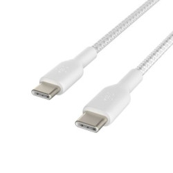 Belkin USB-C/USB-C Cable 1m coated, white CAB004bt1MWH - CAB004BT1MWH