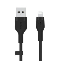 Belkin Flex Lightning/USB-A 1m mfi cert., black CAA008bt1MBK - CAA008BT1MBK