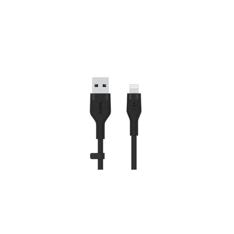 Belkin Flex Lightning/USB-A 1m mfi cert., black CAA008bt1MBK - CAA008BT1MBK
