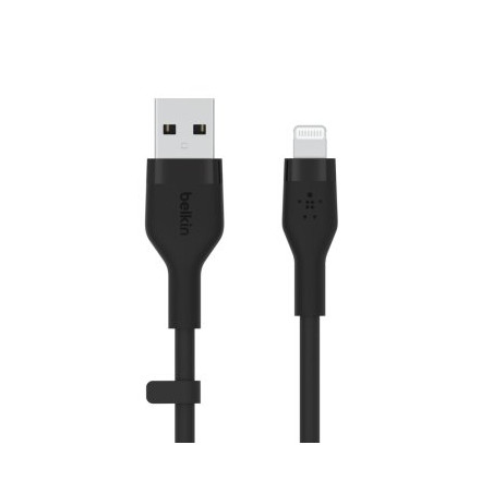 Belkin Flex Lightning/USB-A 1m mfi cert., black CAA008bt1MBK - CAA008BT1MBK