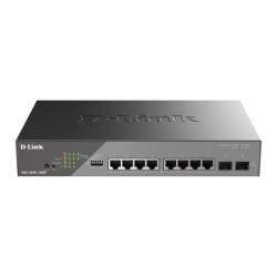 SWITCH GESTIONABLE D-LINK DSS-200G-10MP/E POE+POE++ 30WXPUERTO 8X10/100/1000 Mbps + 2G SFP - DSS-200G-10MP/E