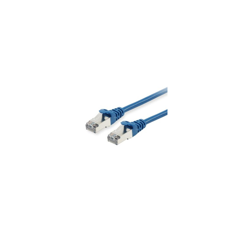 Equip Patchkabel Cat6 S/FTP 2xRJ45 5.00m blau LSZH Polybeutel - 605534