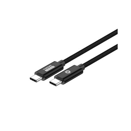 CONCEPTRONIC Kabel USB-C3.2-C 100W/QC 10Gbs 2.00m sw - ETTA02B20