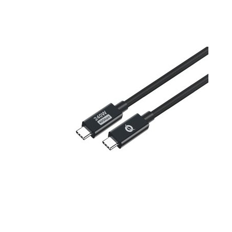 CONCEPTRONIC Kabel USB-C4.0-C 240W/PD3.1 40Gbs 2.00m sw - ETTA04B20