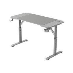 MESA MARS GAMING MGD ERGO 120 REGULABLE EN ALTURA TABLERO BLANCO 120x60 CHASIS DE ACERO ALF. XXL - MGDERGO120W