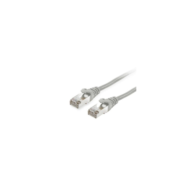 Equip Patchkabel Cat6A S/FTP 2xRJ45 0.15m grau LSZH Polybeutel - 606700