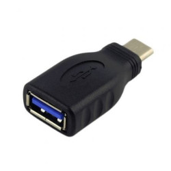 Adaptador USB 3.1 Tipo-C Aisens A108-0323/ USB Tipo-C Macho - USB Hembra - A108-0323