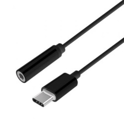 Conversor USB Tipo-C Aisens A109-0385/ USB Tipo-C Macho - Jack 3.5 Hembra - A109-0385
