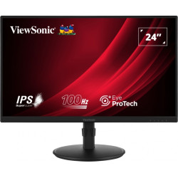 Viewsonic Monitor 24" VG2408A LED IPS FullHD - 16:9 - VGA, HDMI - DisplayPort - USB - Altavoces - Ajustable en Altura - Color Ne