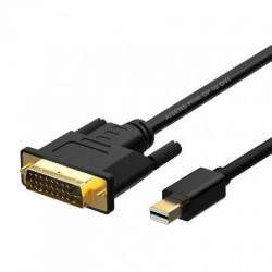 Cable Conversor Mini DisplayPort Aisens A125-0363/ Mini DisplayPort Macho - DVI Macho/ 2m/ Negro - A125-0363