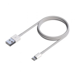 Cable USB 2.0 Lightning Aisens A102-0542/ USB Macho - Lightning Macho/ 50cm/ Blanco - A102-0542