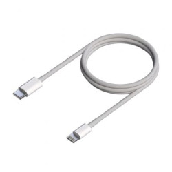 Cable USB 2.0 Tipo-C Lightning Aisens A102-0543/ USB Tipo-C Macho - Lightning Macho/ 50cm/ Blanco - A102-0543