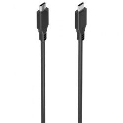 Cable USB 3.2 Tipo-C Aisens A107-0874 20GBPS 5A 100W/ USB Tipo-C Macho - USB Tipo-C Macho/ Hasta 100W/ 20Gbps/ 2m/ Gris - A107-0