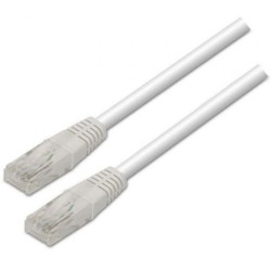 Cable de Red RJ45 UTP Aisens A133-0200 Cat.5e/ 5m/ Blanco - A133-0200