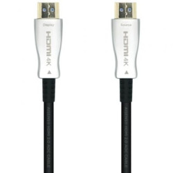 Cable HDMI 2.0 AOC 4K Aisens A148-0380/ HDMI Macho - HDMI Macho/ 50m/ Negro - A148-0380