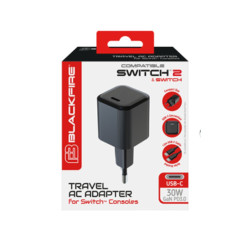 Travel AC Adapter USB C 30W Blackfire Switch2 - 8431305034957