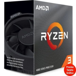 Procesador AMD Ryzen 3 4100 3.80GHz Socket AM4 - 100-100000510BOX