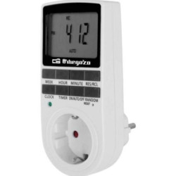 Programador de Enchufe Orbegozo PG 25/ Potencia Máxima 3680W - 17553 OR