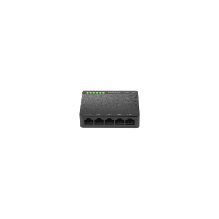SWITCH LANBERG 5 PUERTOS GIGABIT RJ45 ETHERNET - DSP1-1005